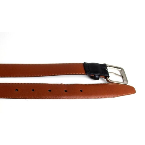 Men's Wearhouse BLACK GENUINE LEATHER 1 1/8"Wd CASUAL DRESS MEN'S BELT 40 (G79 - Picture 14 of 14